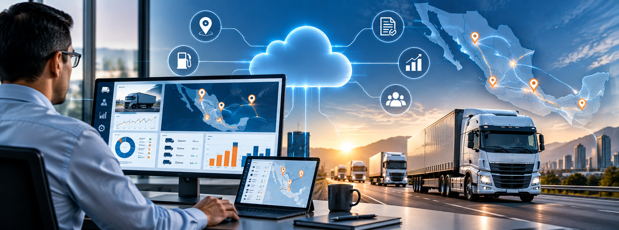 Gestión de flota y logística desde software en la nube